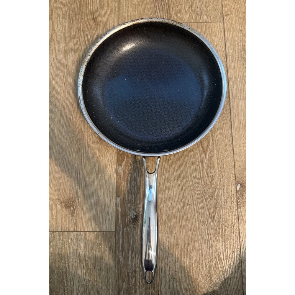 HexClad 10" Hybrid Stainless Steel Nonstick Frying Pan  Excellent Used